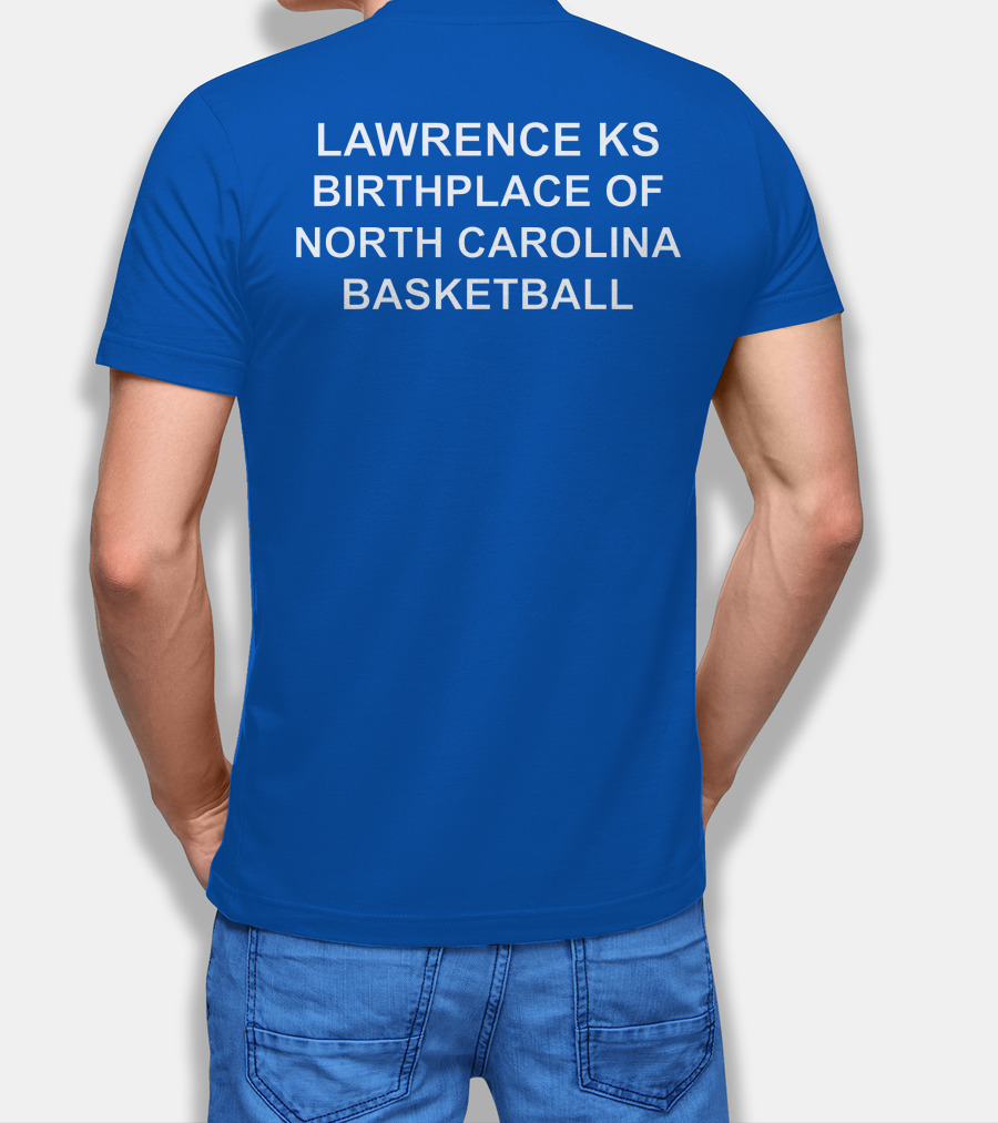 LAWRENCE KS ORIGINS OF NORTH CAROLINA BASKETBALL LEGACY T-Shirt