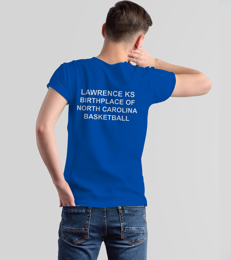 LAWRENCE KS ORIGINS OF NORTH CAROLINA BASKETBALL LEGACY T-Shirt