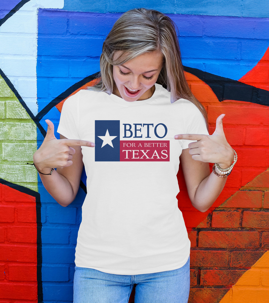 Beto For A Better Texas Star Flag T-Shirt