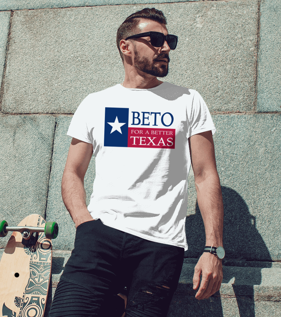 Beto For A Better Texas Star Flag T-Shirt