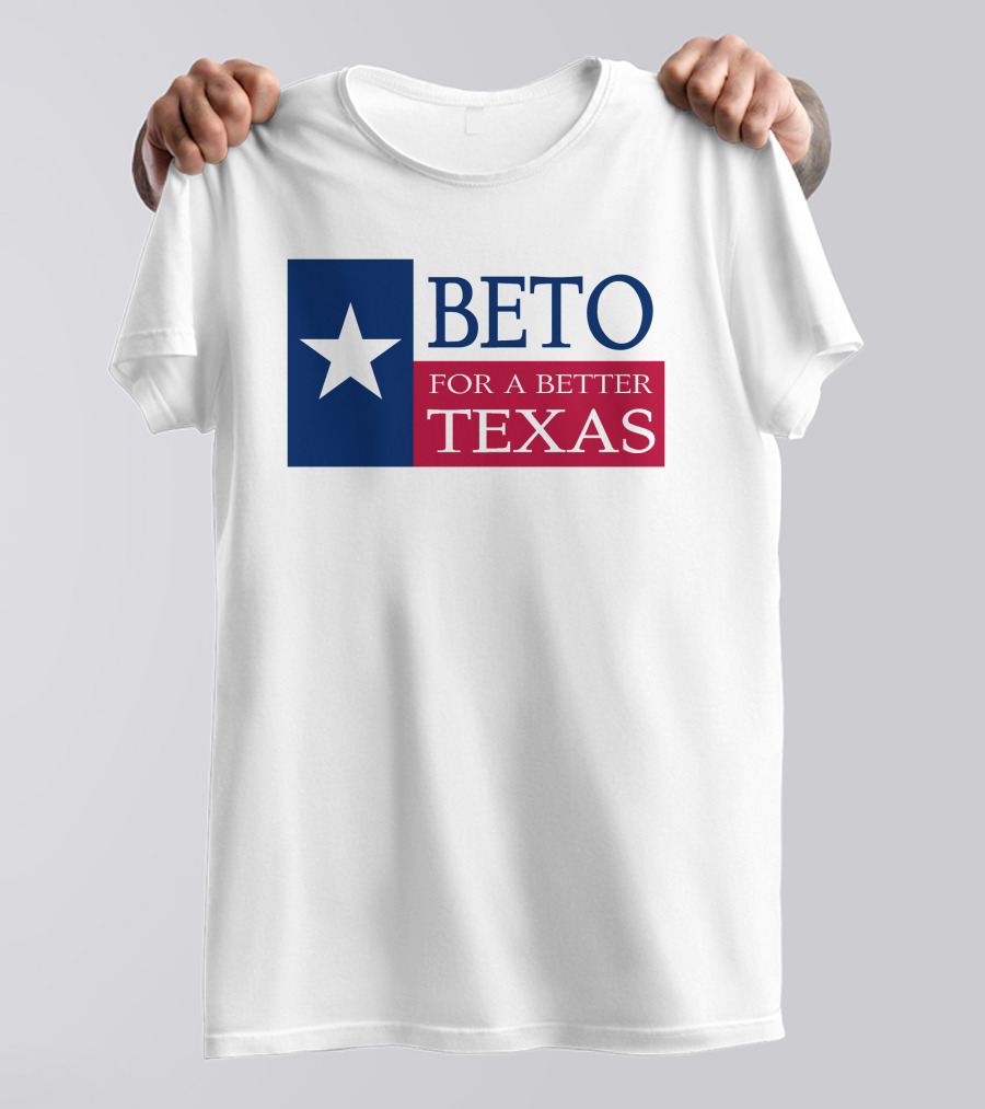 Beto For A Better Texas Star Flag T-Shirt