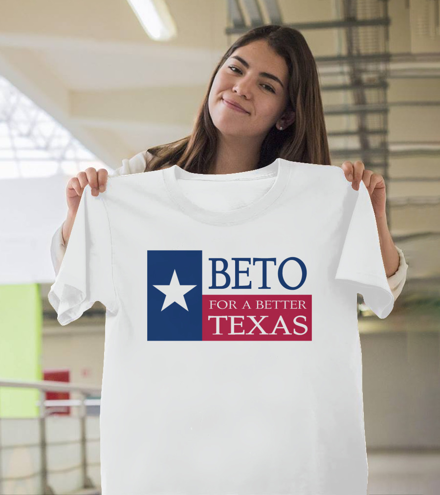 Beto For A Better Texas Star Flag T-Shirt