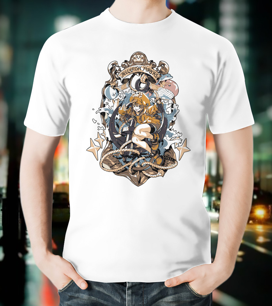 Jellyfish Pirates May Strive Guilty Gear Victory T-Shirt