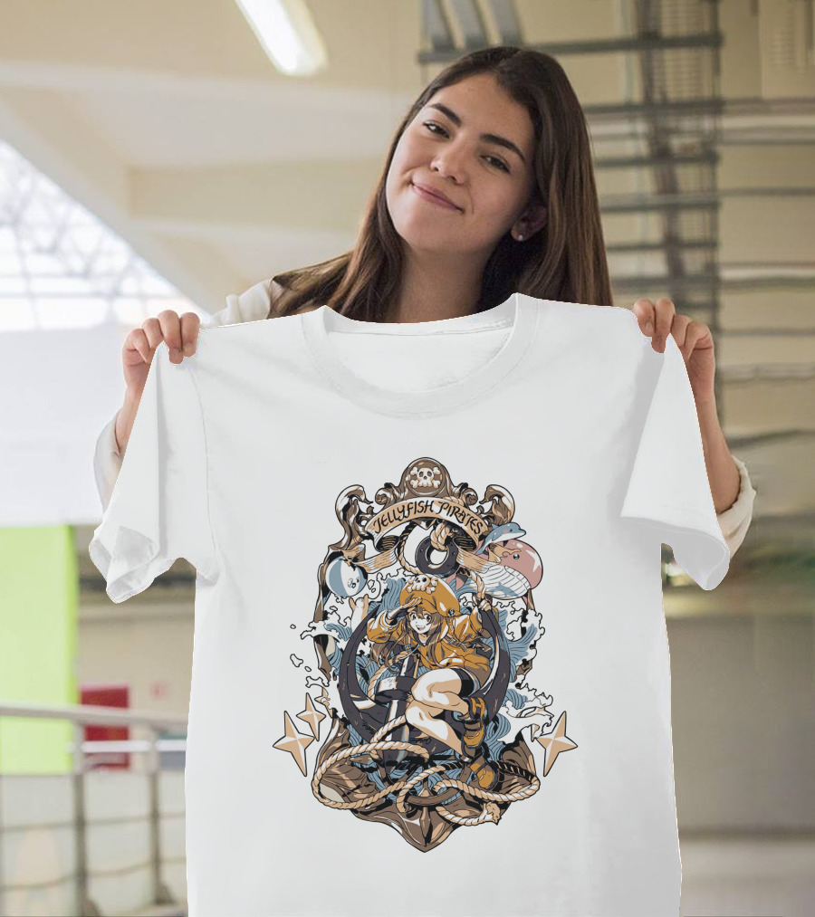 Jellyfish Pirates May Strive Guilty Gear Victory T-Shirt