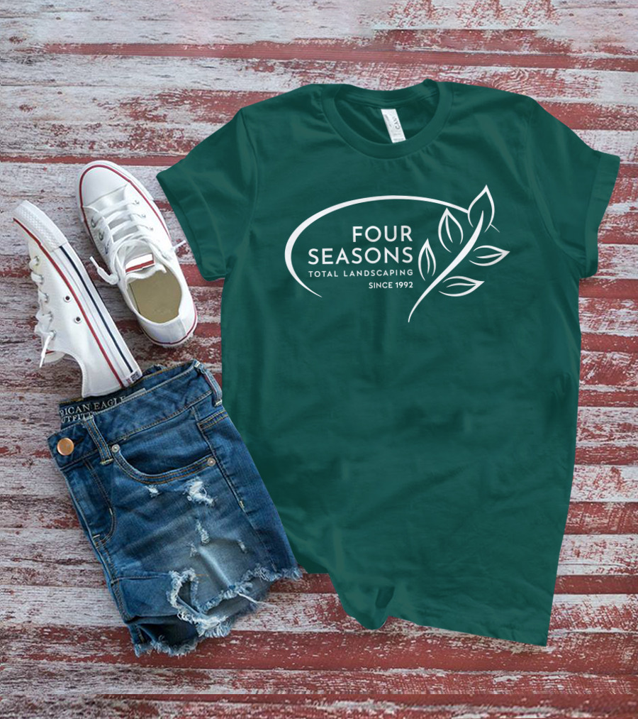 Four Seasons Total Landscaping Since 1992 Leaf T-Shirt