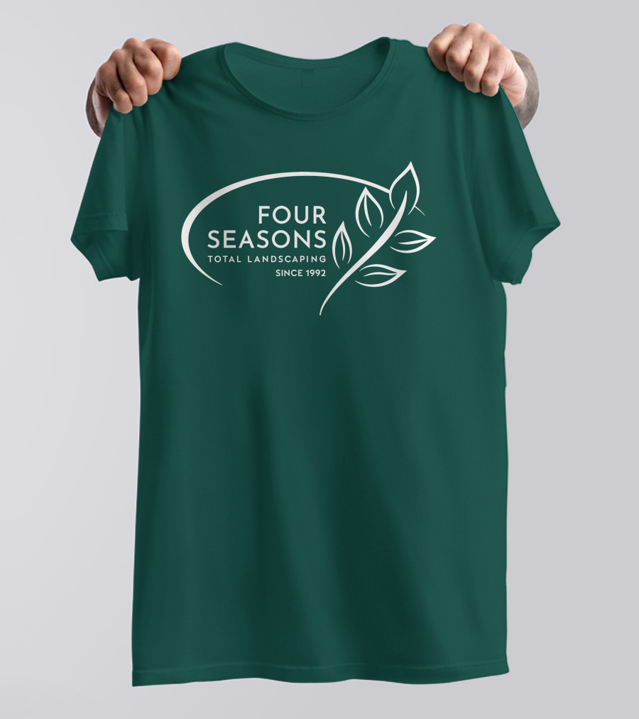 Four Seasons Total Landscaping Since 1992 Leaf T-Shirt