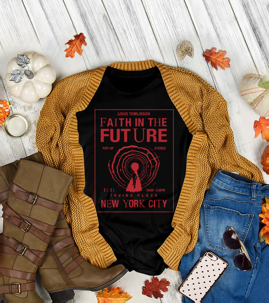 Louis Tomlinson Faith In The Future Pop-Up Stores Irving Plaza New York City 11.11 10AM-5:30PM T-Shirt