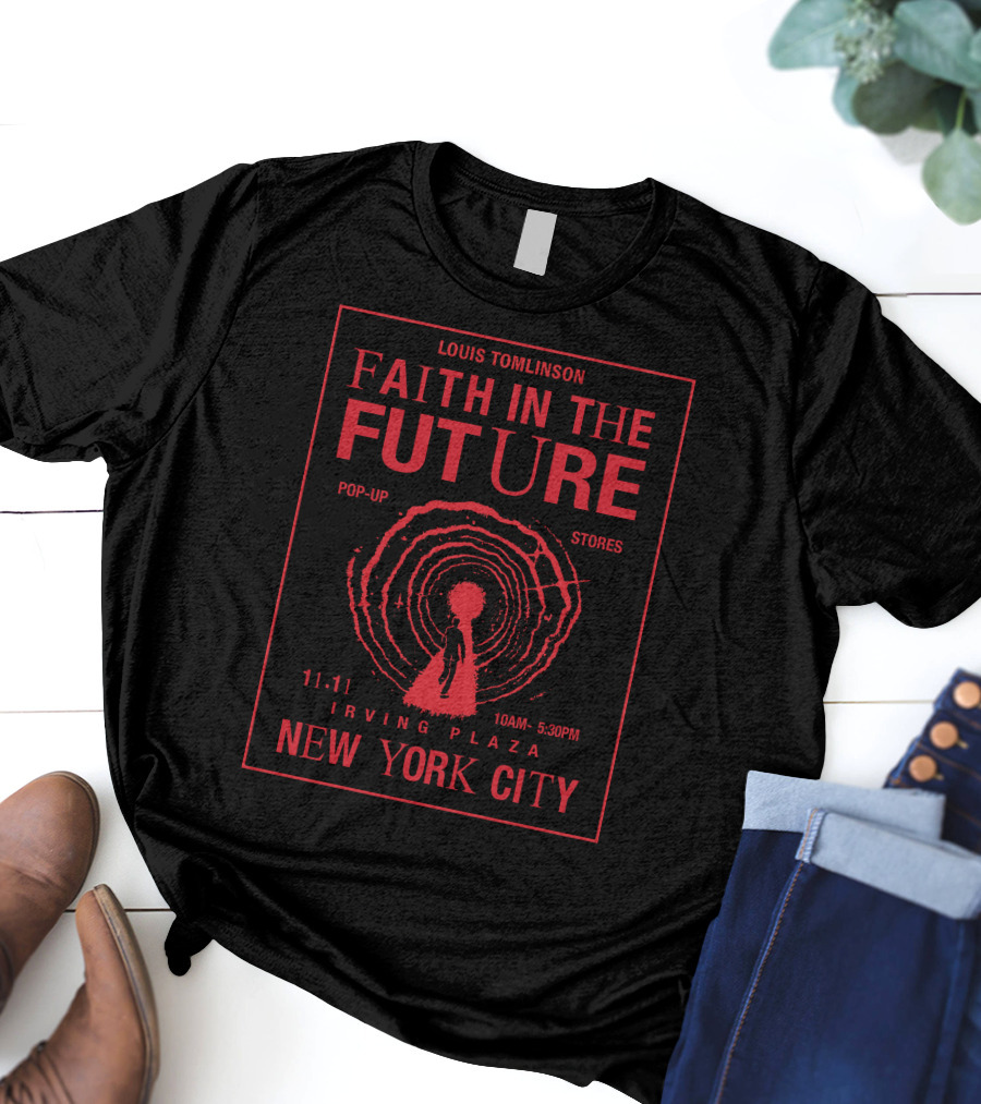 Louis Tomlinson Faith In The Future Pop-Up Stores Irving Plaza New York City 11.11 10AM-5:30PM T-Shirt