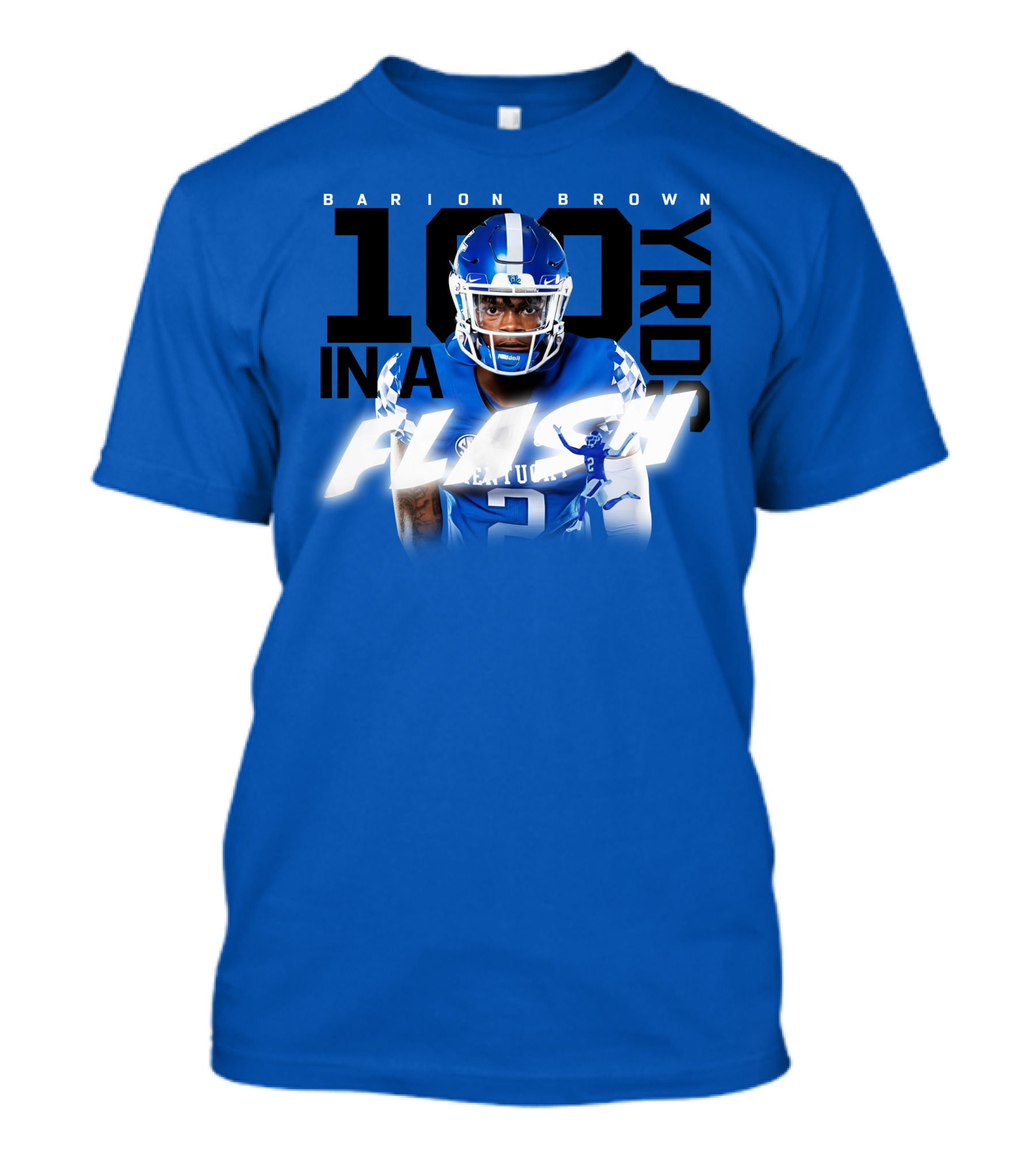 Barion Brown Kentucky 100 Yards In A Flash T-Shirt