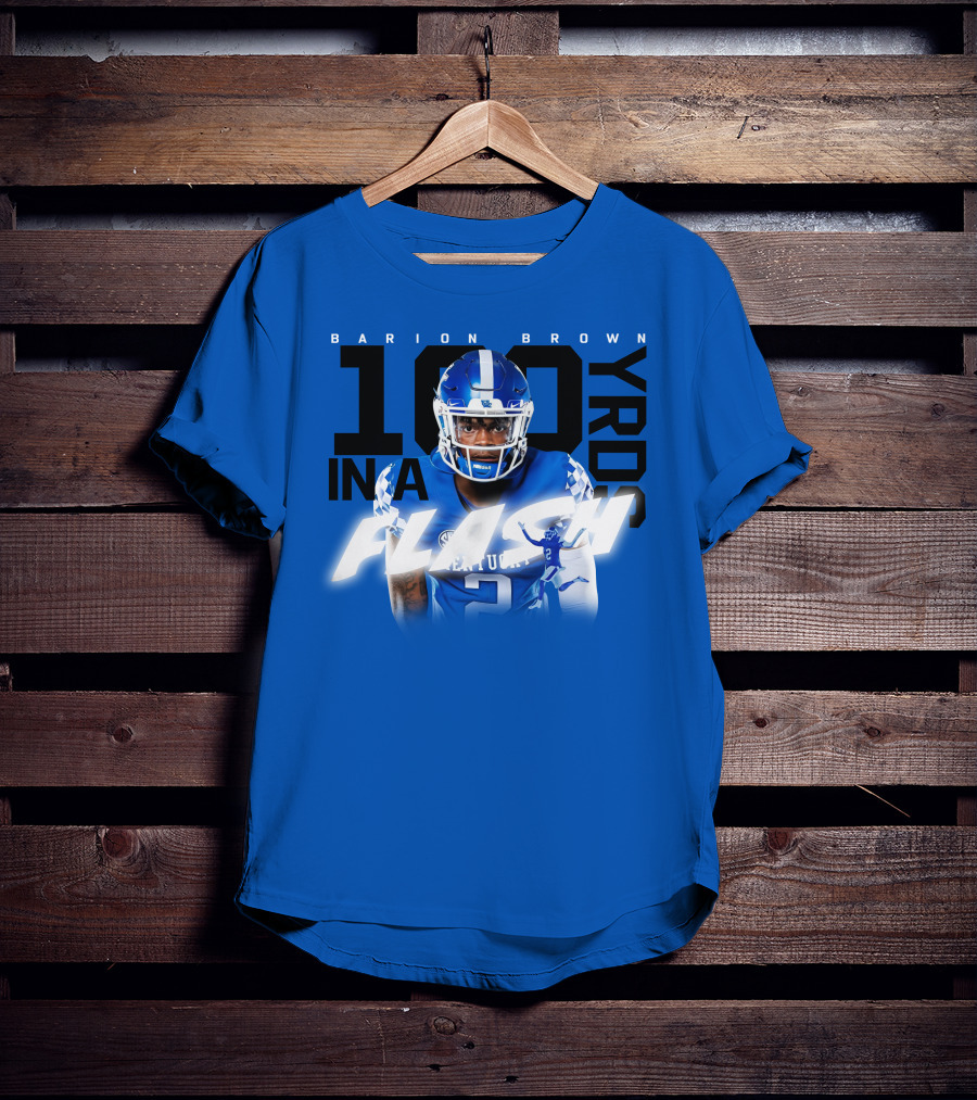 Barion Brown Kentucky 100 Yards In A Flash T-Shirt