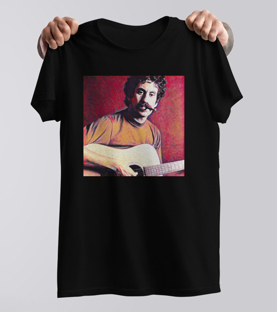 Matt Pinfield Jim Croce With Guitar T-Shirt