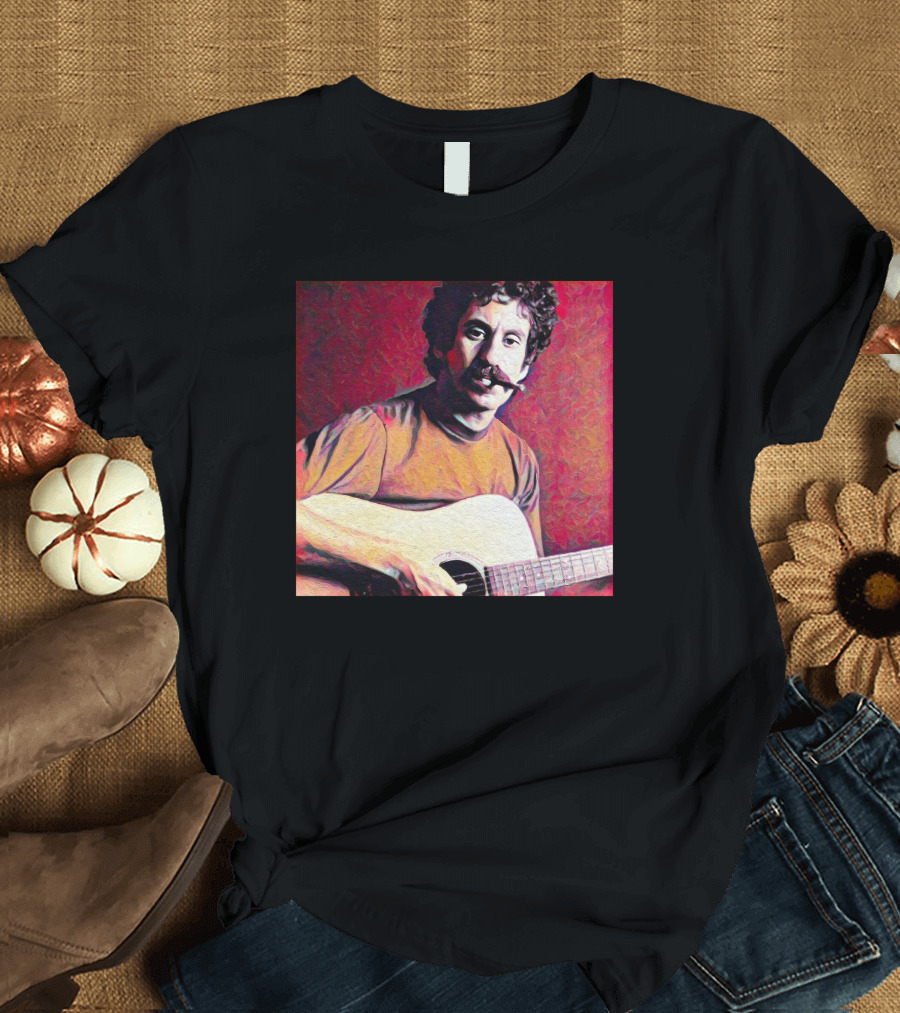 Matt Pinfield Jim Croce With Guitar T-Shirt