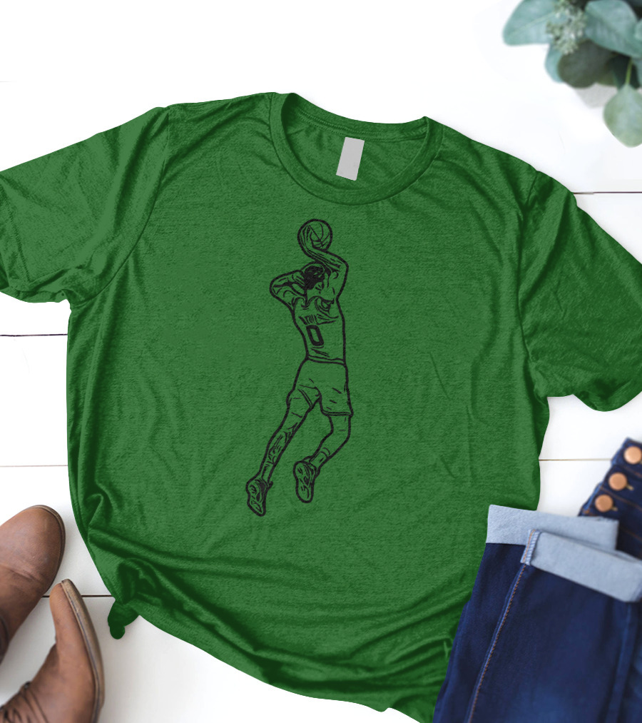 Jaytatum0 Jayson Tatum Basketball Dunk T-Shirt
