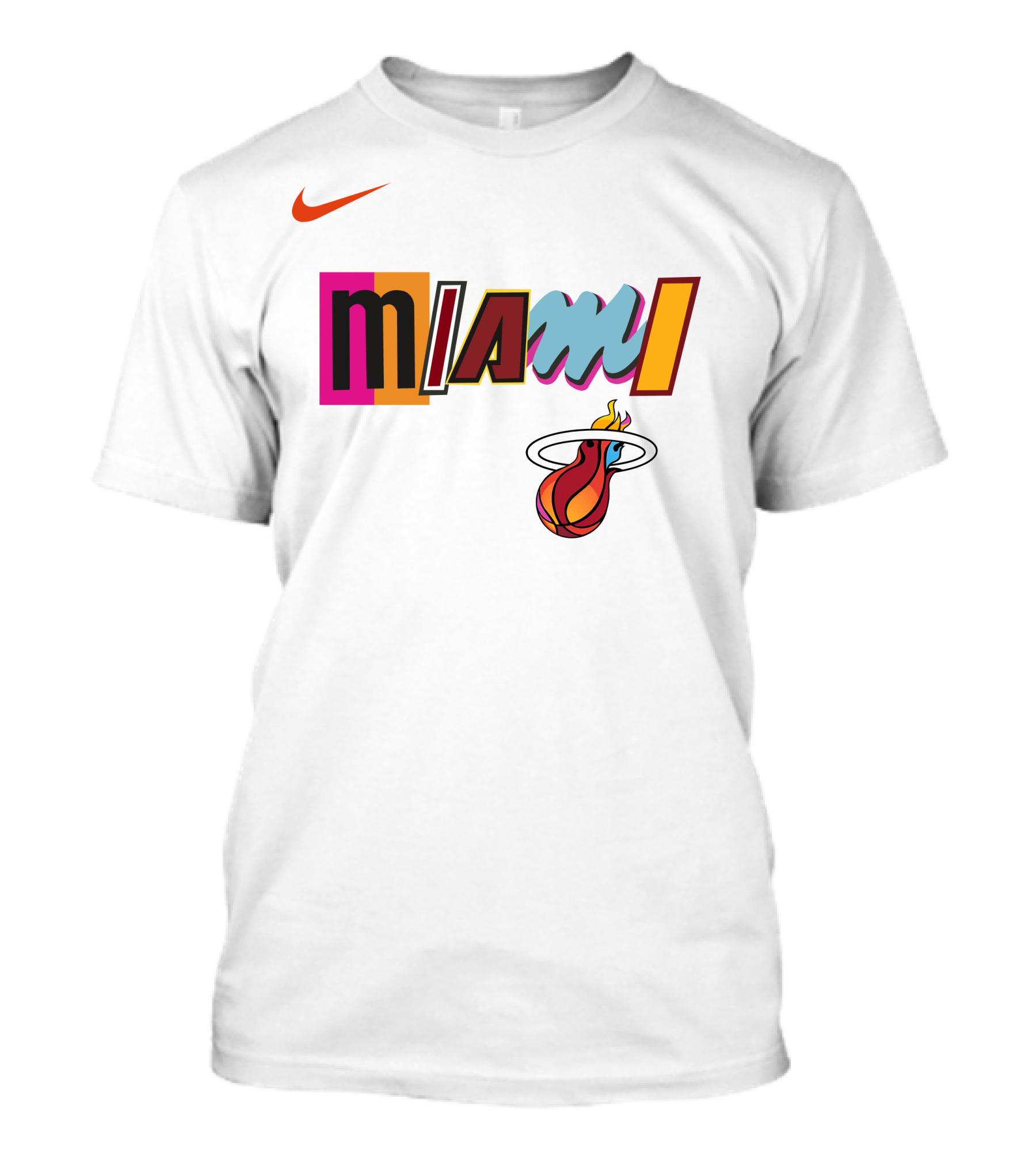 Themiamiheat Store Miami Mashup Vol. 2 Miami Basketball T-Shirt