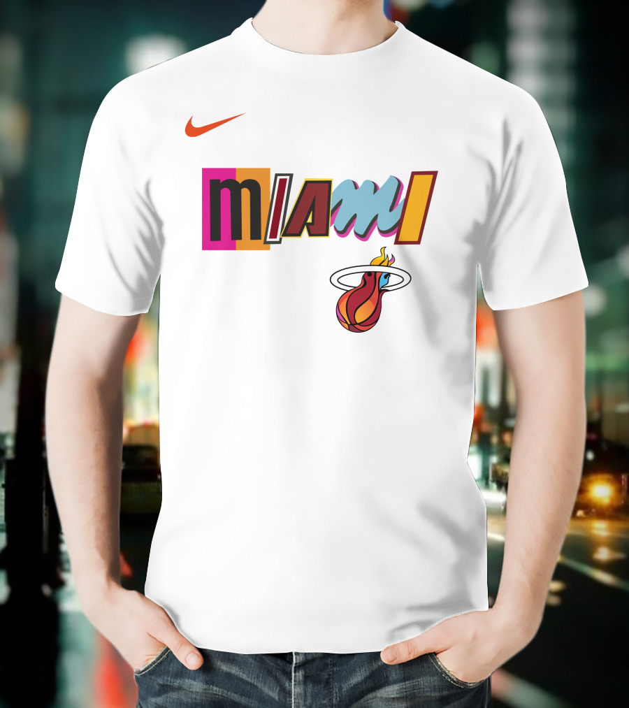 Themiamiheat Store Miami Mashup Vol. 2 Miami Basketball T-Shirt