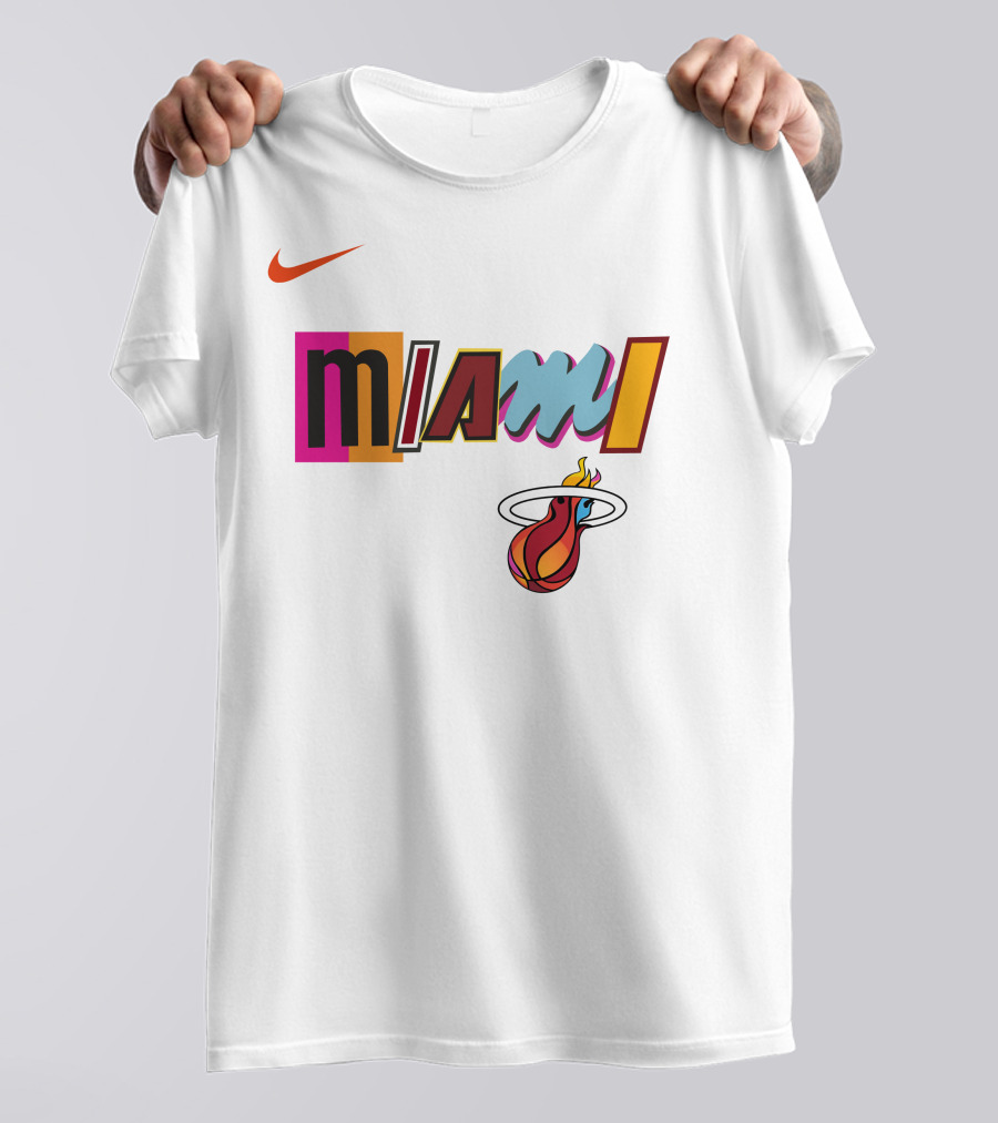 Themiamiheat Store Miami Mashup Vol. 2 Miami Basketball T-Shirt