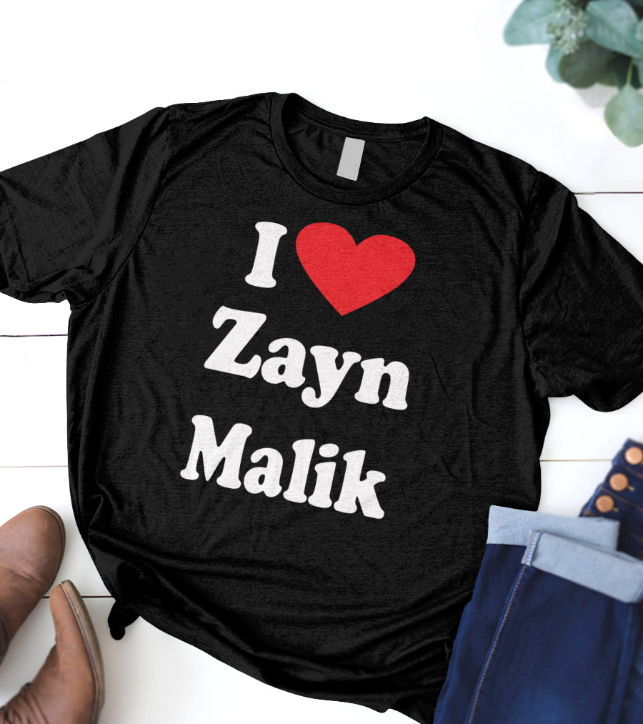 I Love Zayn Malik Alez Fireinside T-Shirt