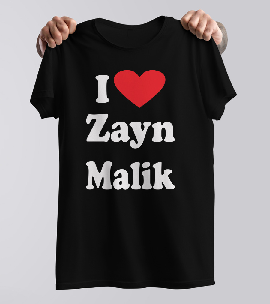 I Love Zayn Malik Alez Fireinside T-Shirt