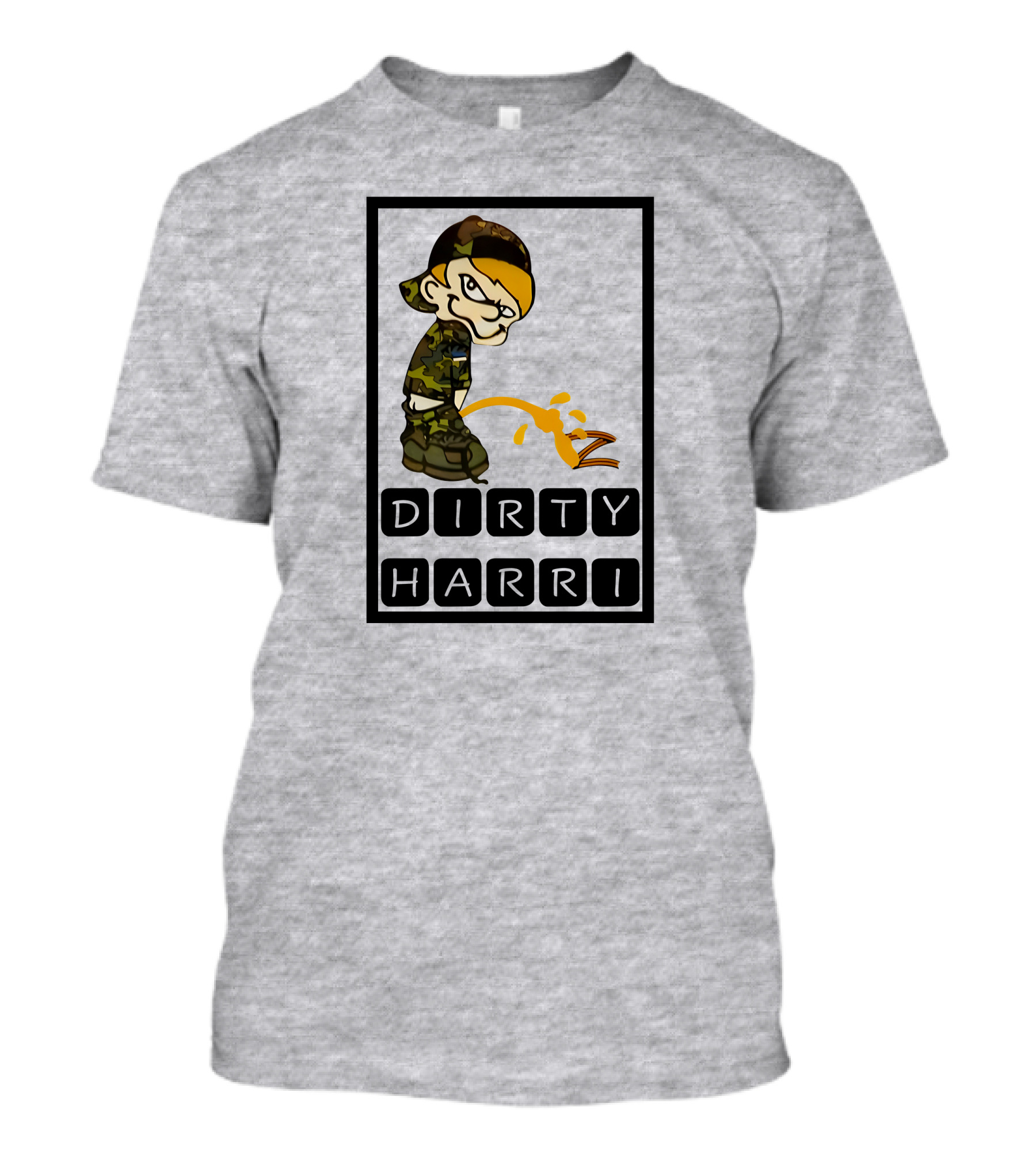 Dirty Harri Peeing Camo Kid T-Shirt