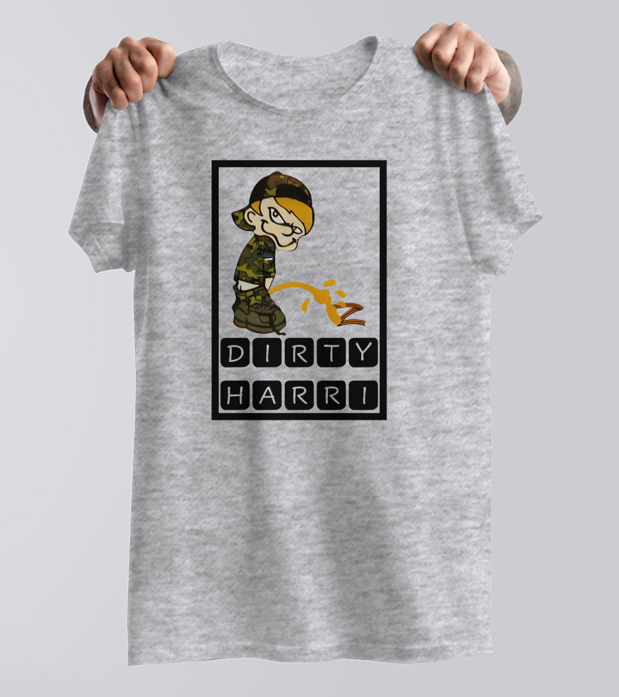 Dirty Harri Peeing Camo Kid T-Shirt