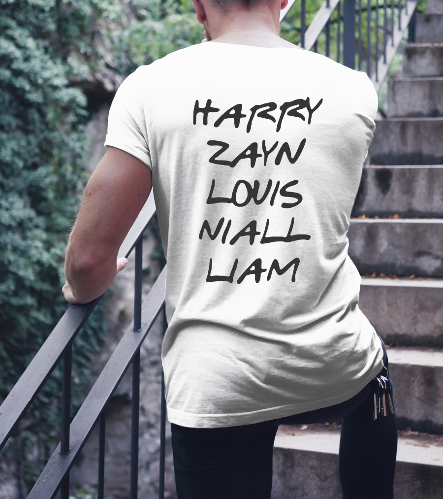 Harry Zayn Louis Niall Liam Jamalsworld T-Shirt