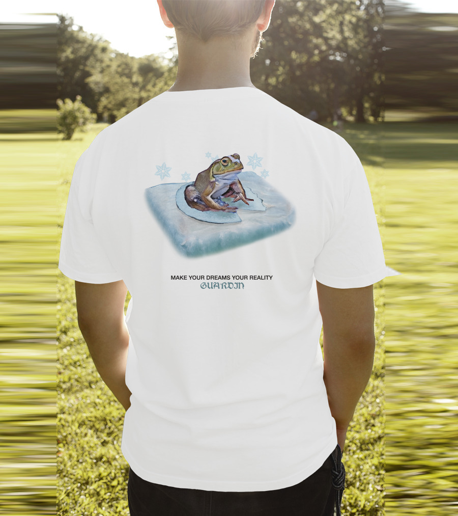Frog Make Your Dreams Your Reality Guardin Snowflakes Pillow T-Shirt