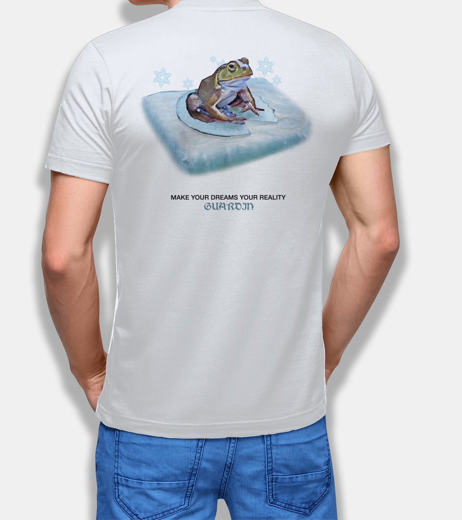 Frog Make Your Dreams Your Reality Guardin Snowflakes Pillow T-Shirt