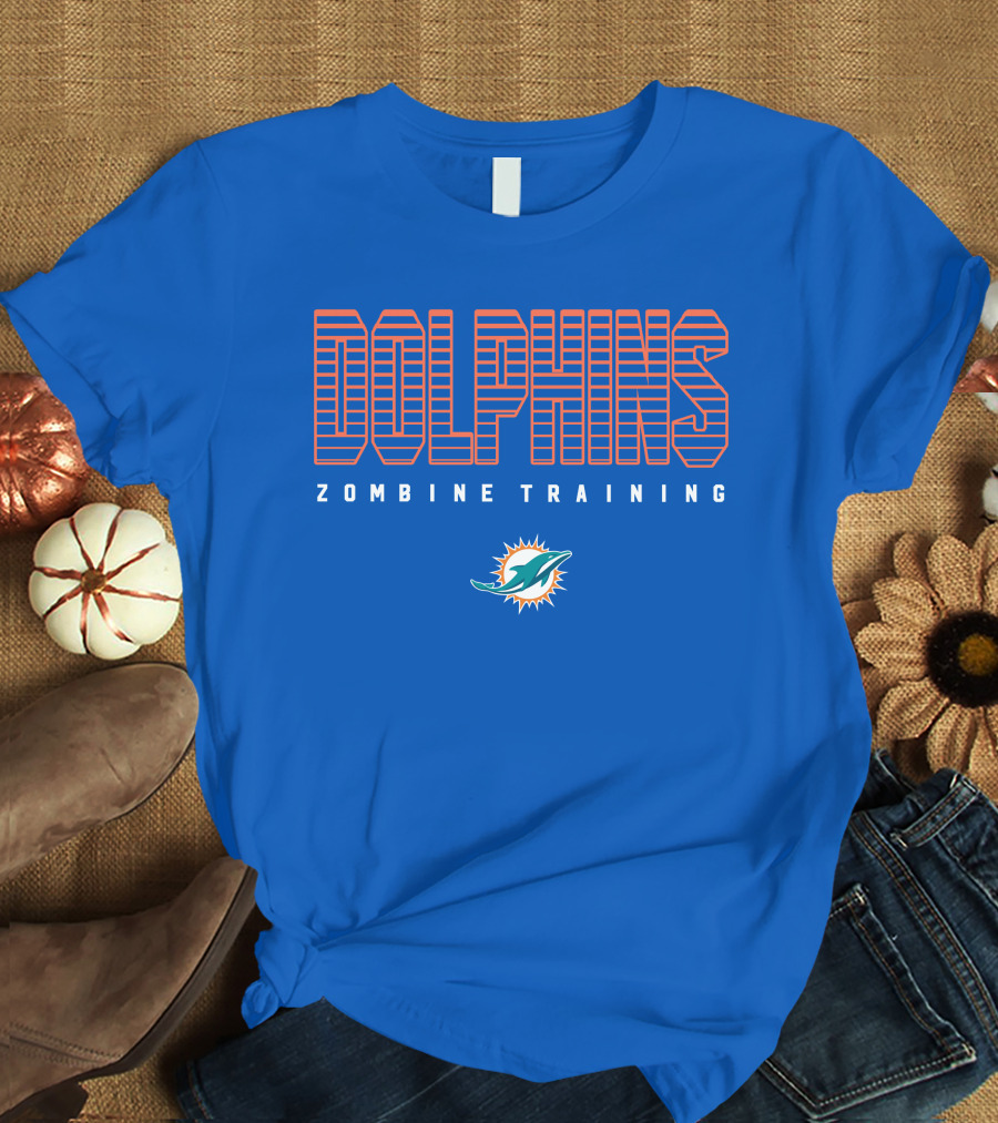 Dolphins Zombine Training Miami Football Team T-Shirt