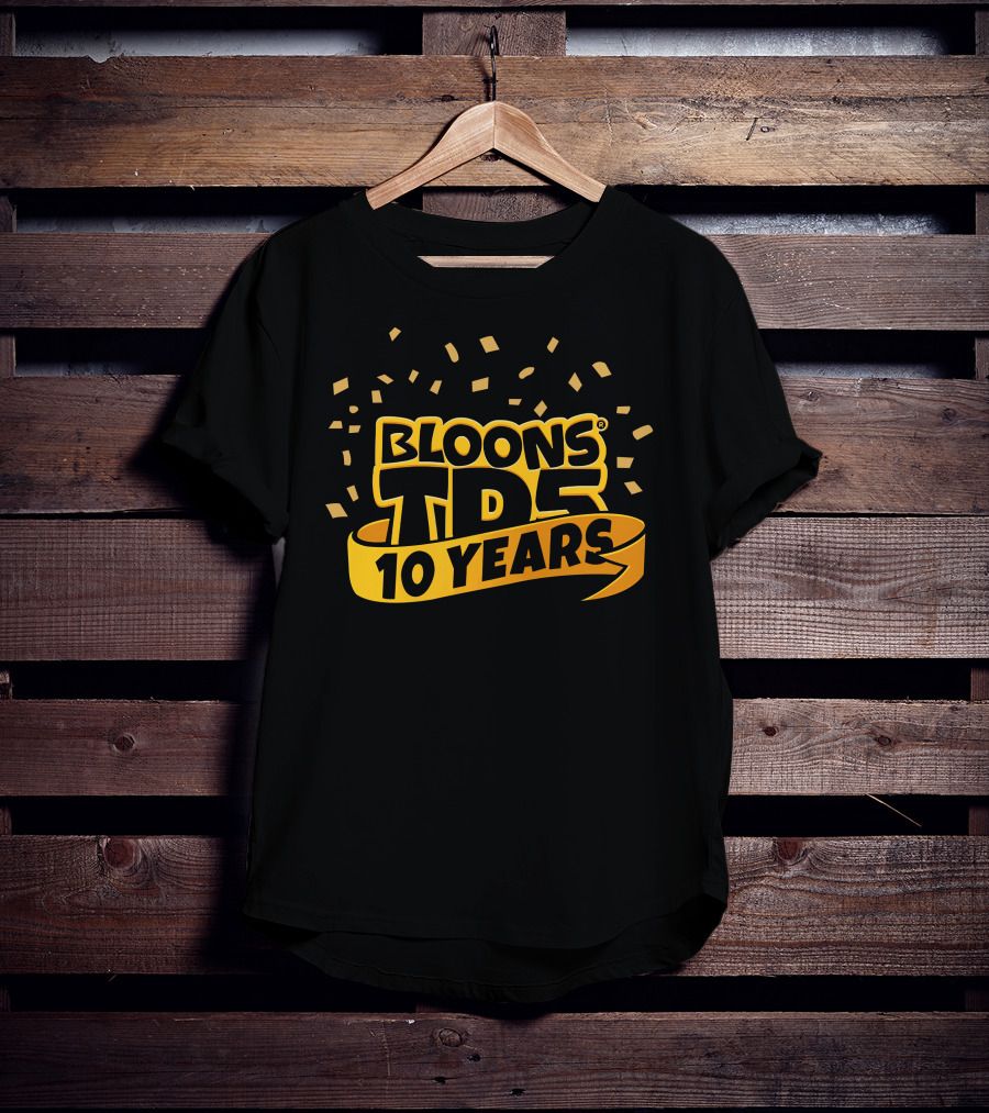 Bloons TD5 10 Years Ninja Kiwi Games T-Shirt