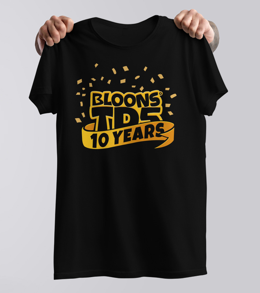 Bloons TD5 10 Years Ninja Kiwi Games T-Shirt