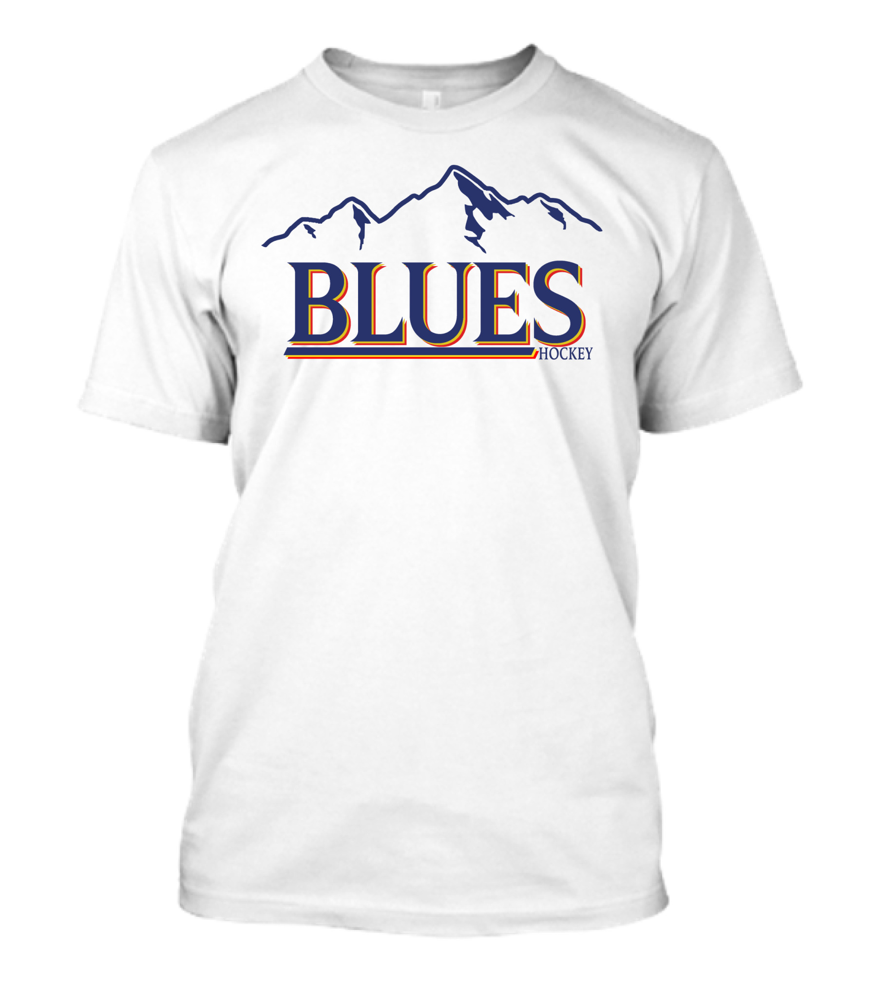 Blues Buzz Store Blues Hockey Mountain T-Shirt
