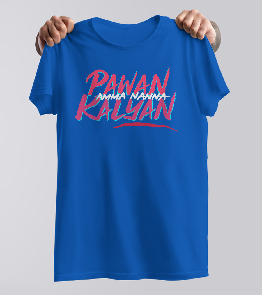 Pawan Kalyan Amma Nanna Deddimaag Merch T-Shirt