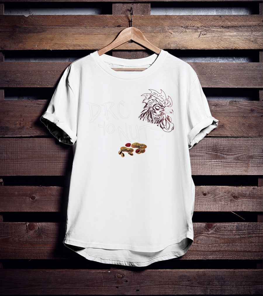 Drop Yo Nuts DC4LCustomTees Merch With Rooster And Peanuts T-Shirt