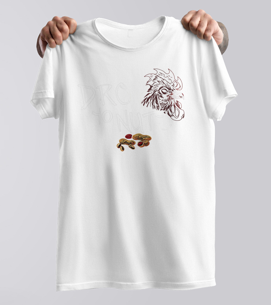 Drop Yo Nuts DC4LCustomTees Merch With Rooster And Peanuts T-Shirt
