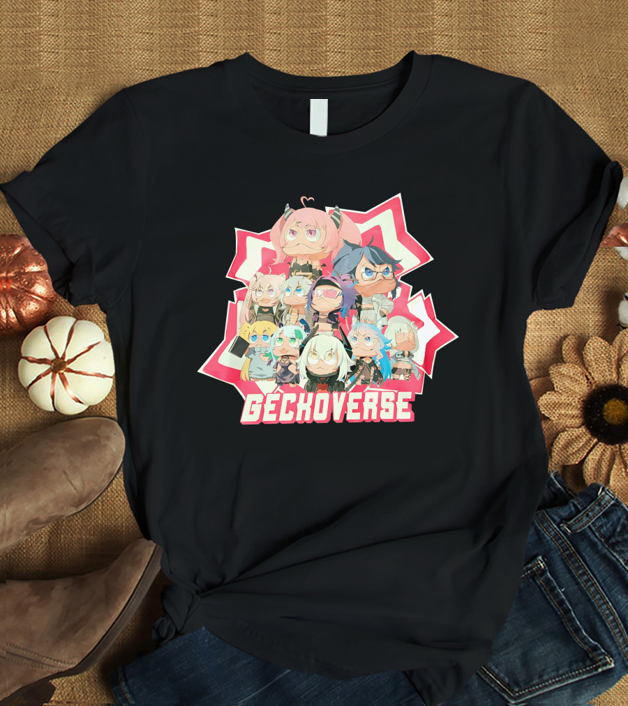 Mamavale Zentreya Geckoverse Animated Characters Compilation T-Shirt