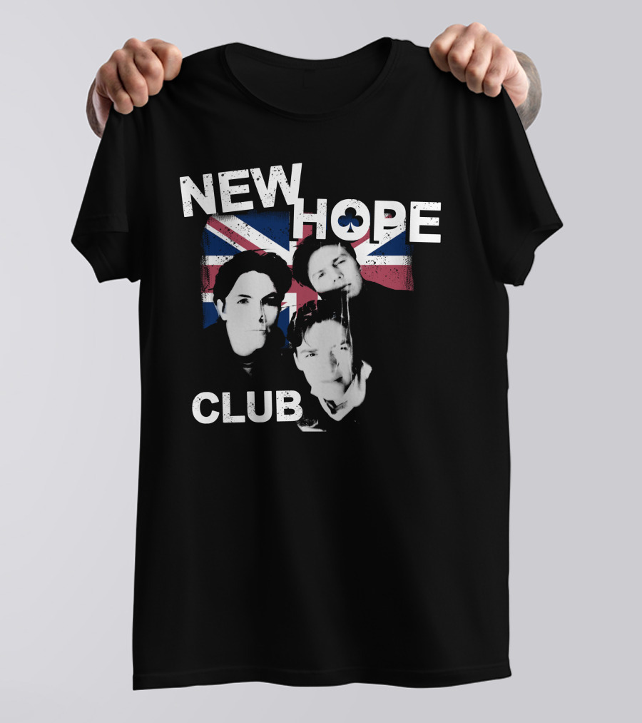 Newhopeclub Merch NHC Union Jack Faces T-Shirt