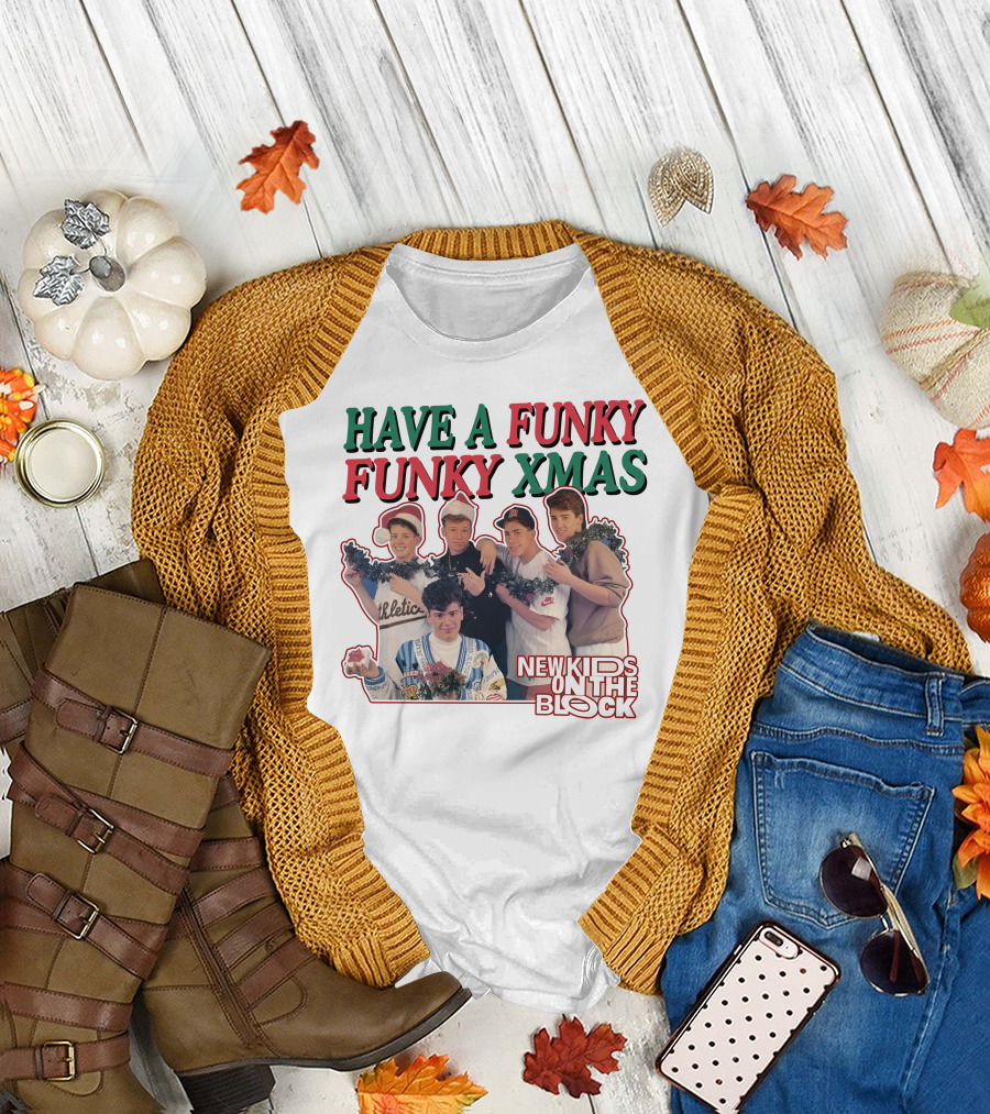Have A Funky Funky Xmas New Kids On The Block T-Shirt