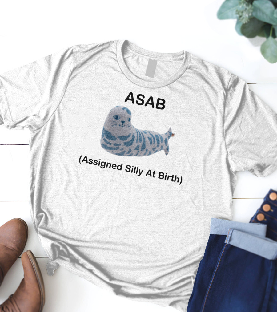 ASAB Assigned Silly At Birth Seal Toy Picckl T-Shirt