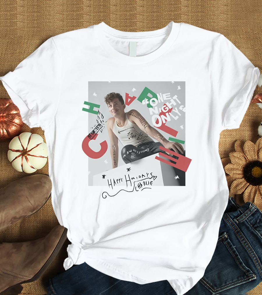 One Night Only Happy Holidays Charlie Puth Store T-Shirt