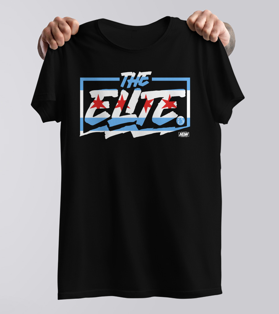 Shiningpolaris The Elite Chicago Flag AEW T-Shirt