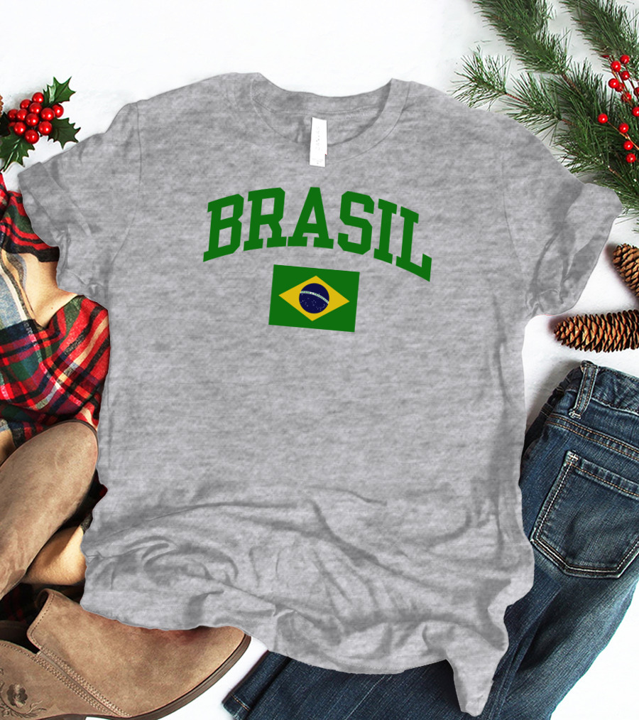 Nowunitedmusic Josh Beauchamp Brasil Flag Wearing T-Shirt