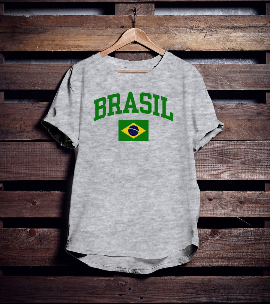 Nowunitedmusic Josh Beauchamp Brasil Flag Wearing T-Shirt