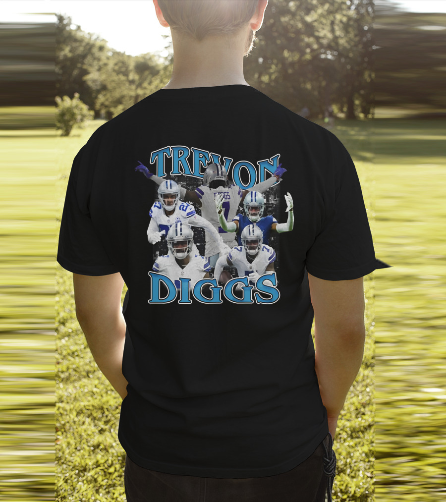Trevon Diggs Dallas Cowboys Football Collage T-Shirt