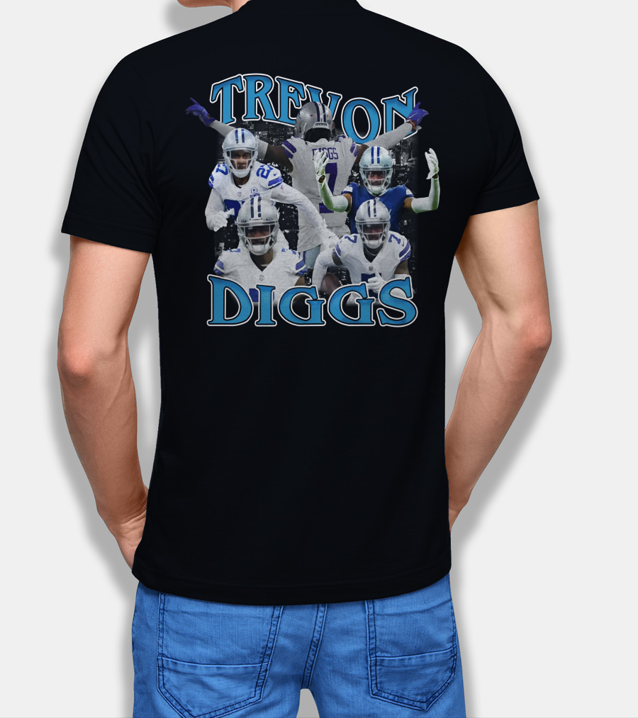 Trevon Diggs Dallas Cowboys Football Collage T-Shirt