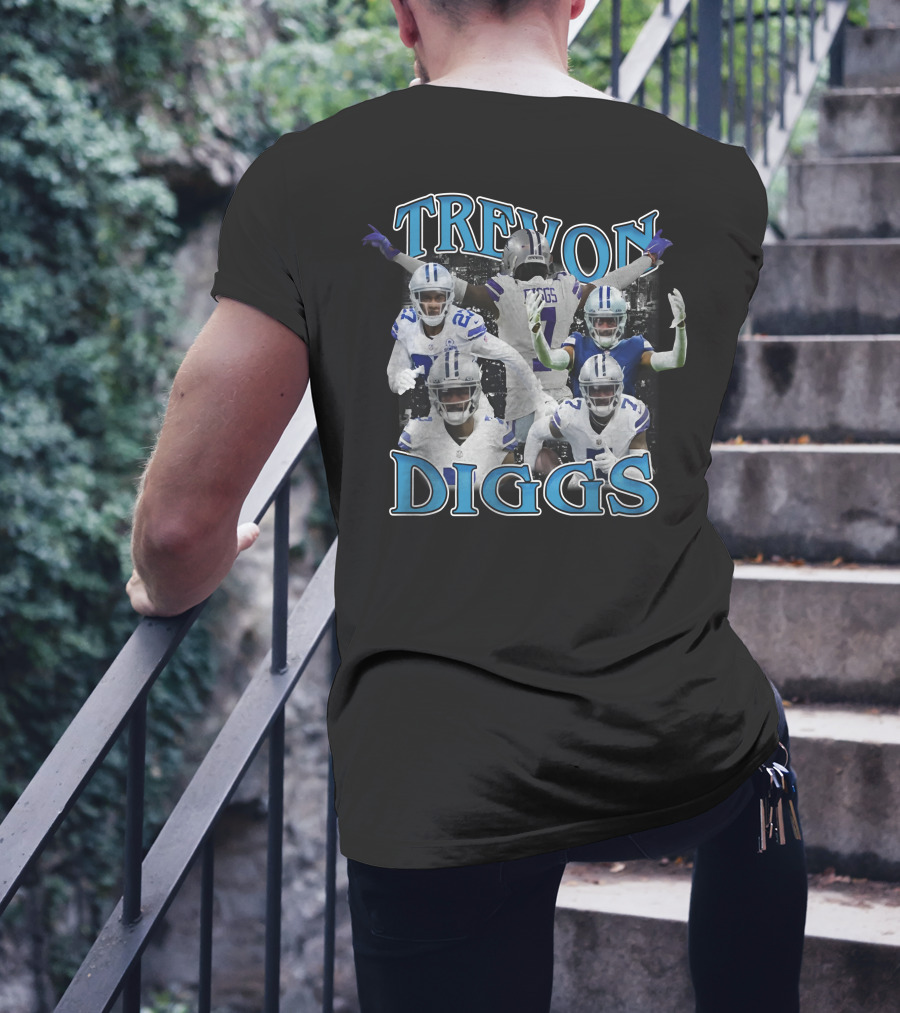 Trevon Diggs Dallas Cowboys Football Collage T-Shirt