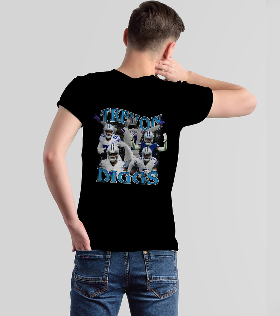 Trevon Diggs Dallas Cowboys Football Collage T-Shirt