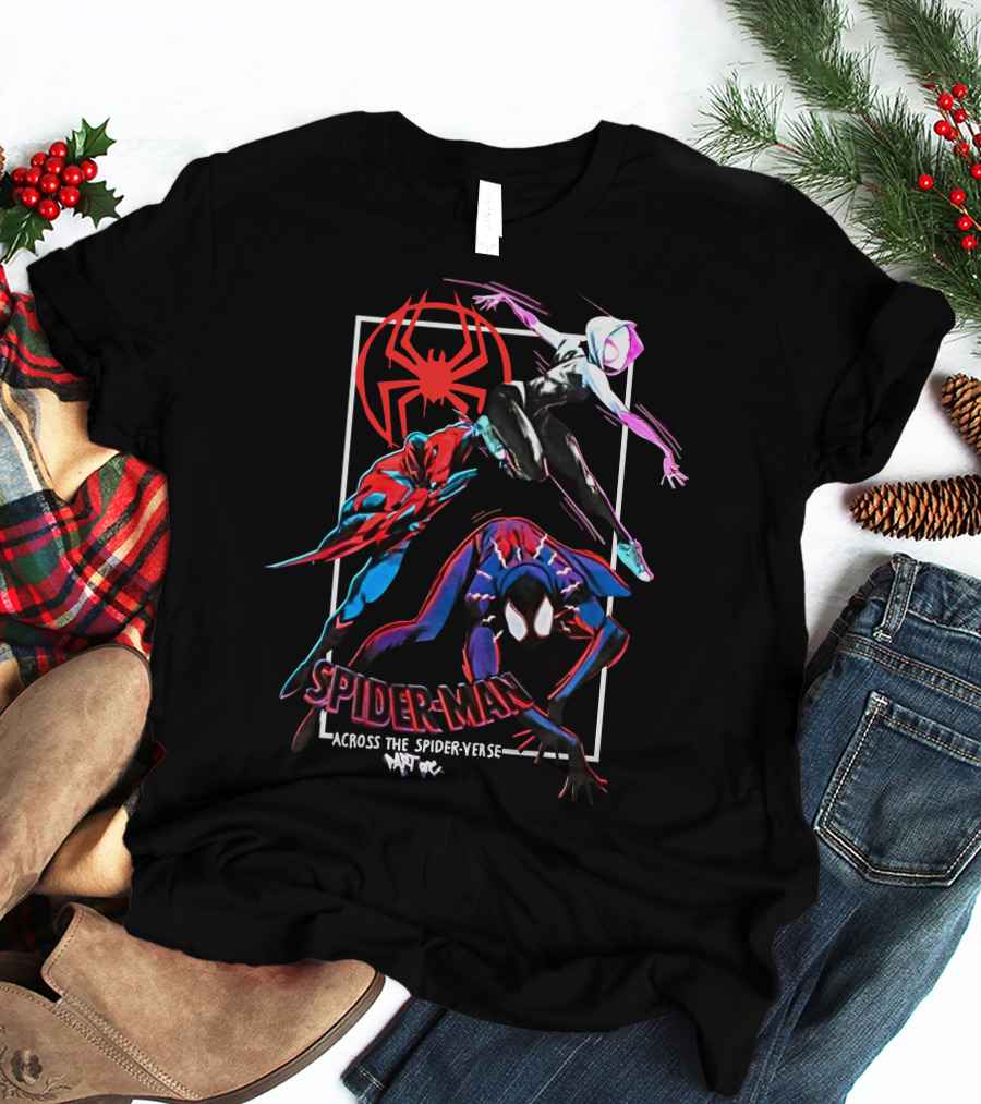 Spider Man Across The Spider Verse Art One Marvel Spider T-Shirt