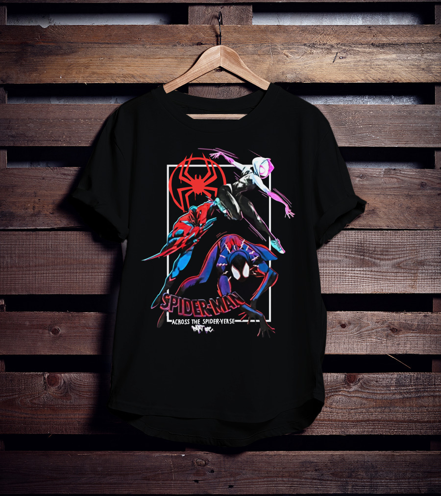 Spider Man Across The Spider Verse Art One Marvel Spider T-Shirt