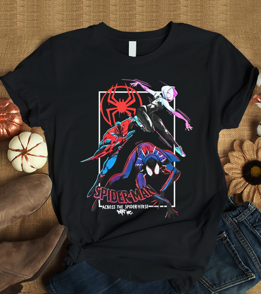 Spider Man Across The Spider Verse Art One Marvel Spider T-Shirt