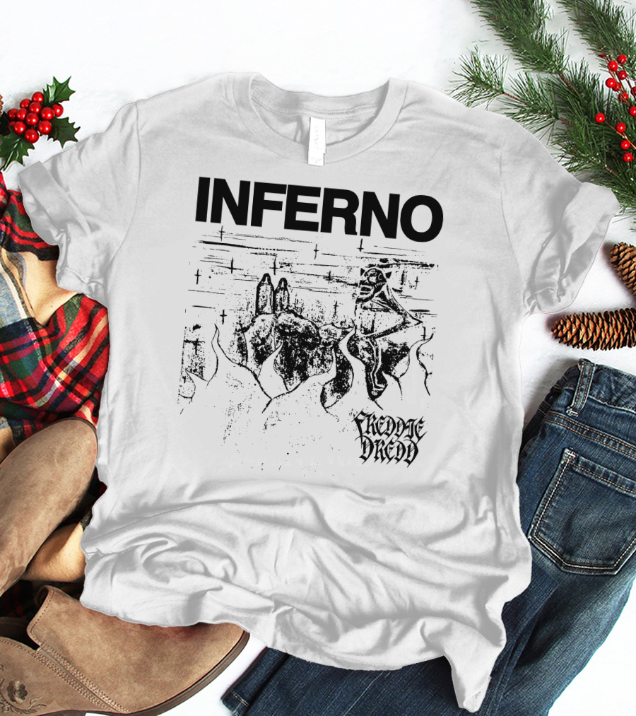 INFERNO Freddie Dredd Store White T-Shirt